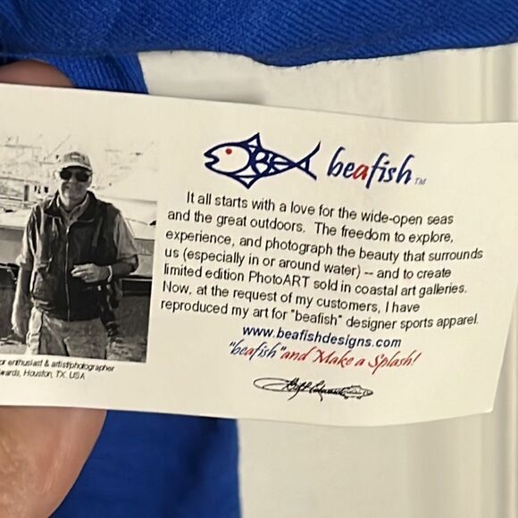 🔥🐠 “NWT” BEAFISH (be-a-fish) Graphic Tee - NEW Mens L - Huge back hit graphics - Picture 9 of 12